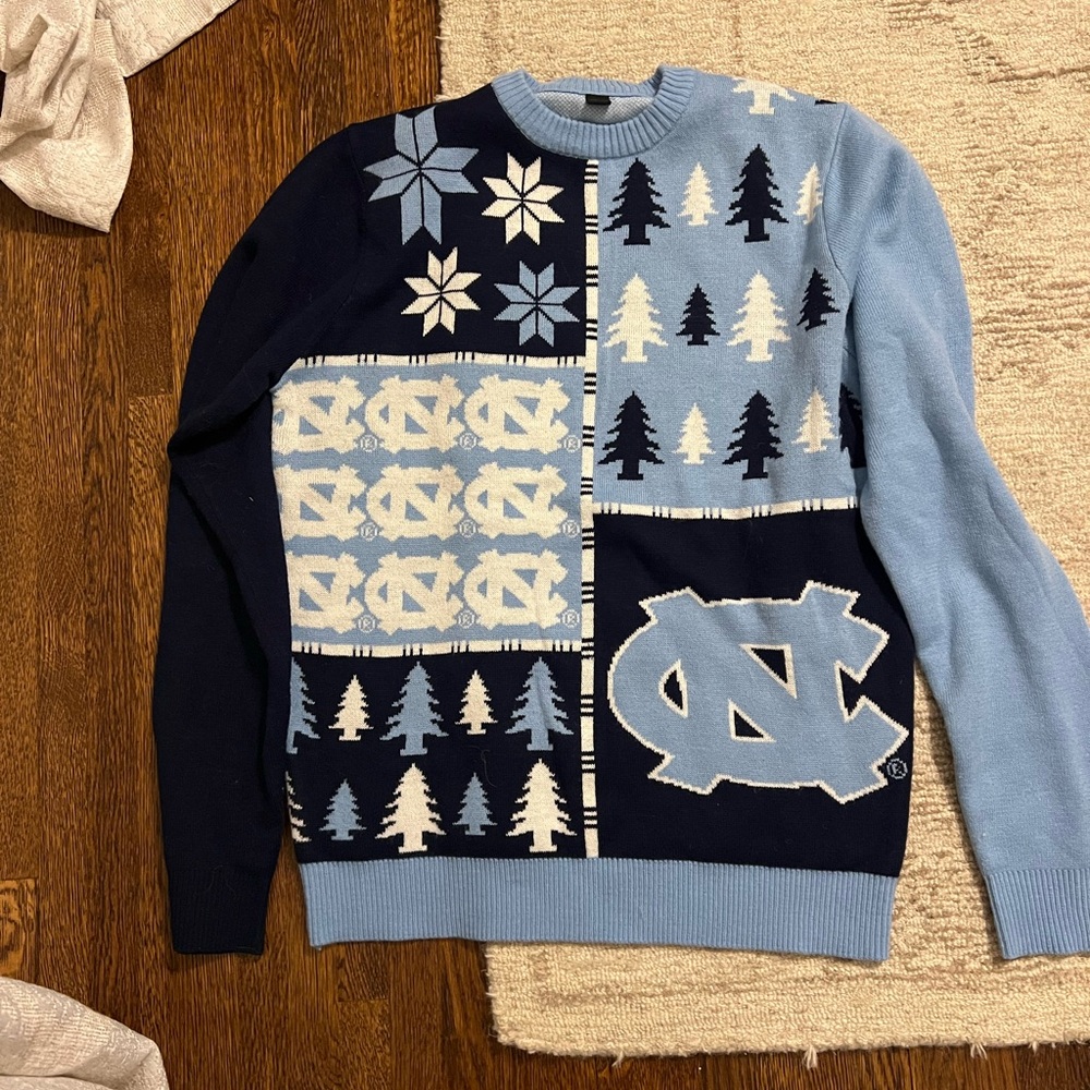 UNC Christmas sweater